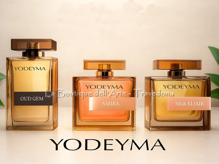 Angolo profumeria Yodeyma nel negozio di Travedona-Monate